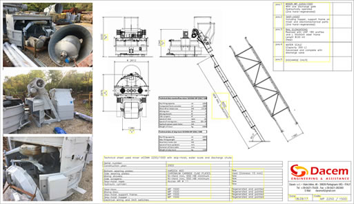 SICOMA USED MIXER MP 2250-1500